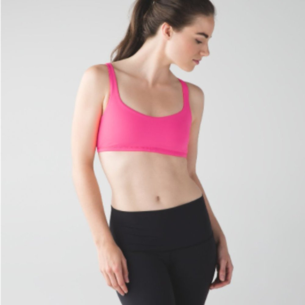 lululemon Free to Be Bra: Neon Pink